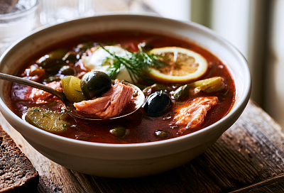 Рыбная солянка из форели: безумно вкусная, готовится очень просто и быстро