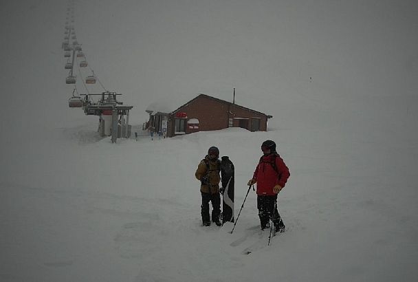 Снежный бум начался на горнолыжных курортах Сочи