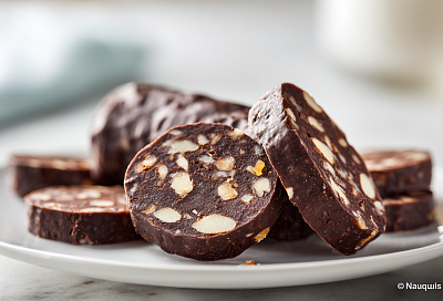 Шоколадная колбаса как в СССР: вкус детства за 15 минут — простой и очень вкусный десерт