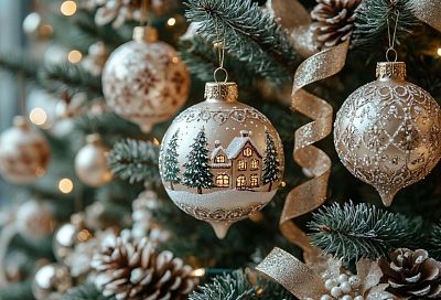 Кронштадтская ёлка в ретро-стиле стала лучшей в России