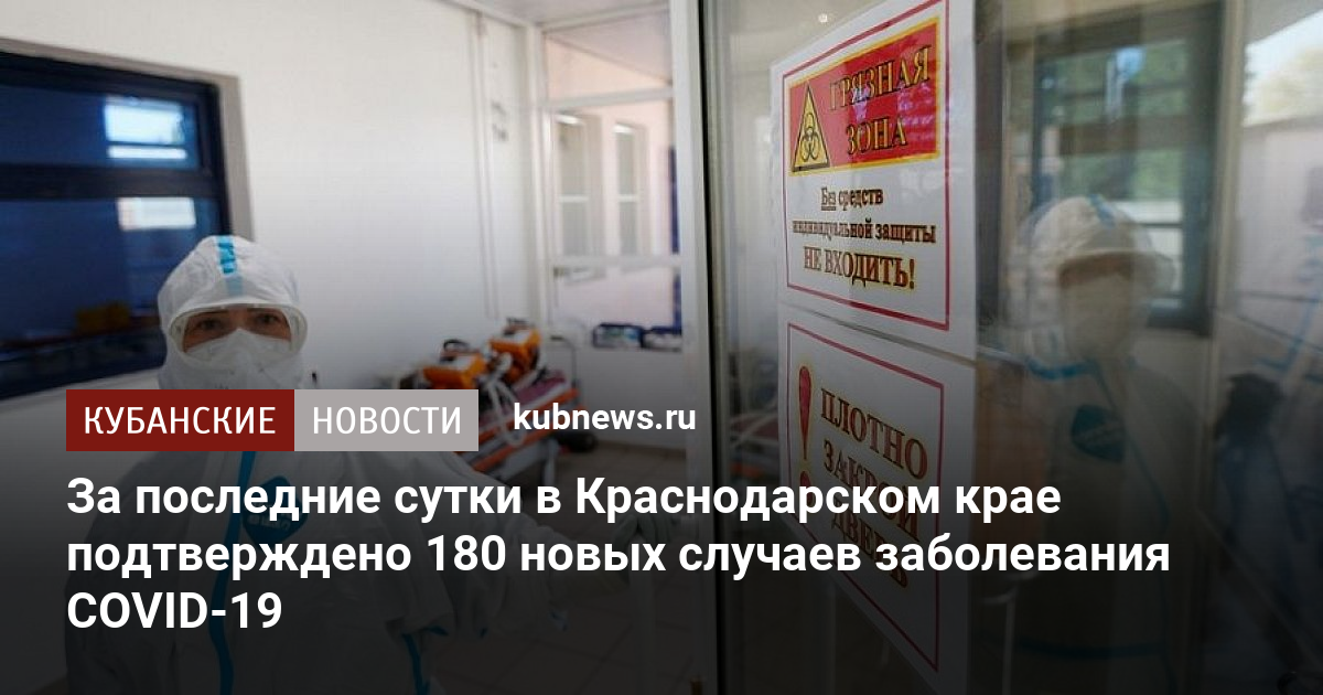 В Краснодарском крае подтвердили 133 случая заболевания Covid-19. Коронавирус в краснодарском крае на сегодня
