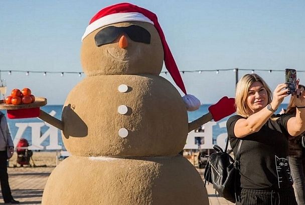 Курорты Краснодарского края приняли зимой на 7% туристов больше, чем в прошлом году
