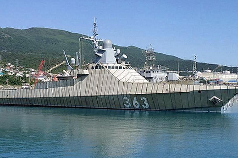 В Новороссийске начались испытания новейшего патрульного корабля «Павел Державин»
