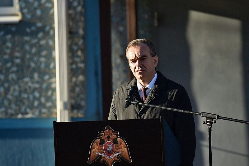 Губернатор Вениамин Кондратьев поздравил отряд мобильного особого назначения Кубани с 33-й годовщиной со дня образования