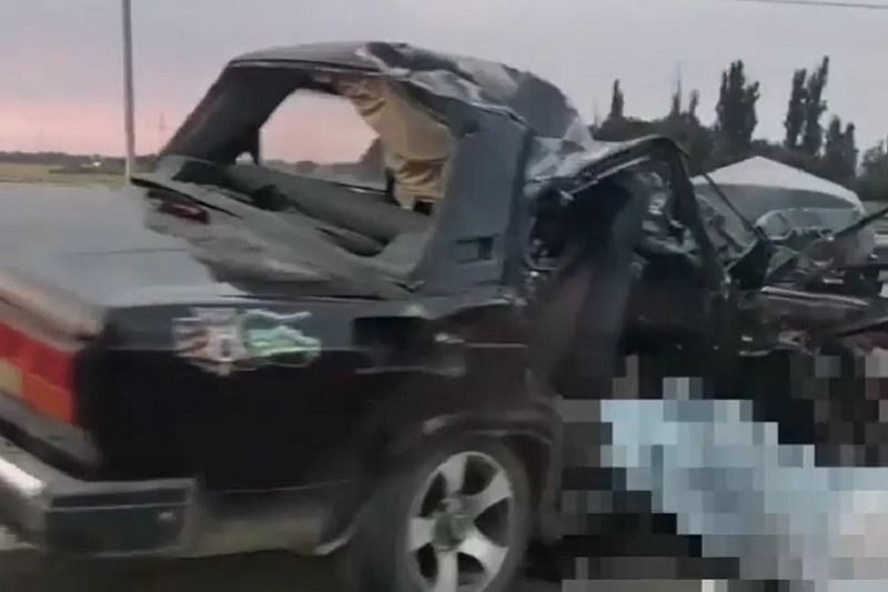 Два пассажира «семерки» погибли в жестком ДТП в Краснодаре