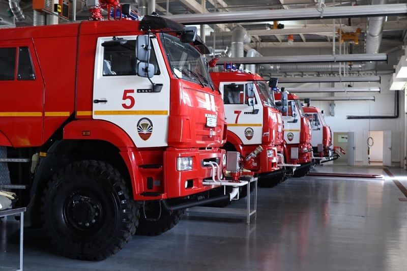 Аварийно-спасательную станцию площадью 2 тыс. кв. метров открыли в аэропорту Краснодара
