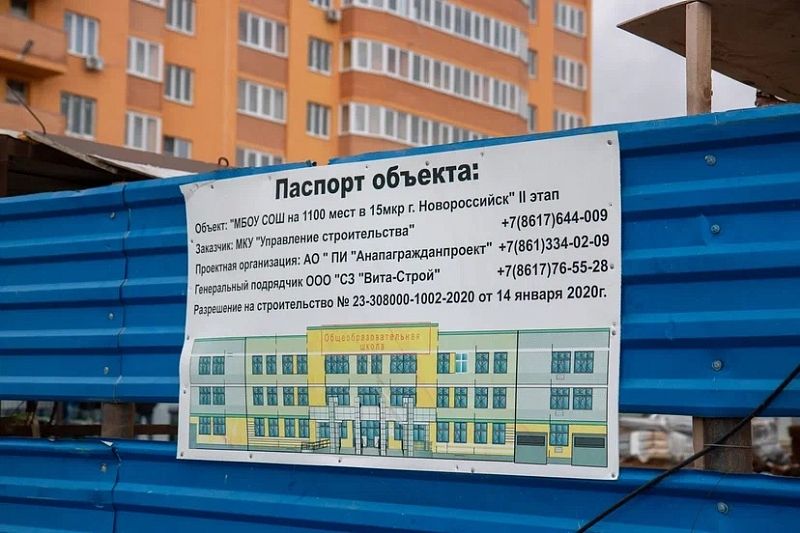 Школы, спорткомплекс и офис врача: в 2022 году в Новороссийске завершат пять социальных объектов