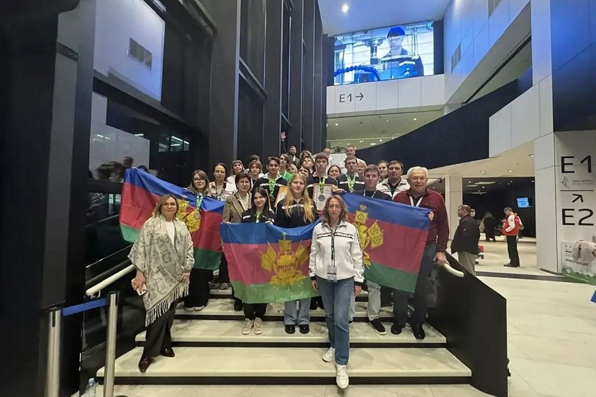 Сборная Краснодарского края привезла пять медалей Всероссийского чемпионата «Профессионалы»