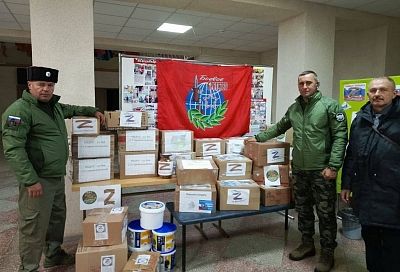 Более 6 тысяч тонн гуманитарной помощи направили казаки Краснодарского края в зону спецоперации