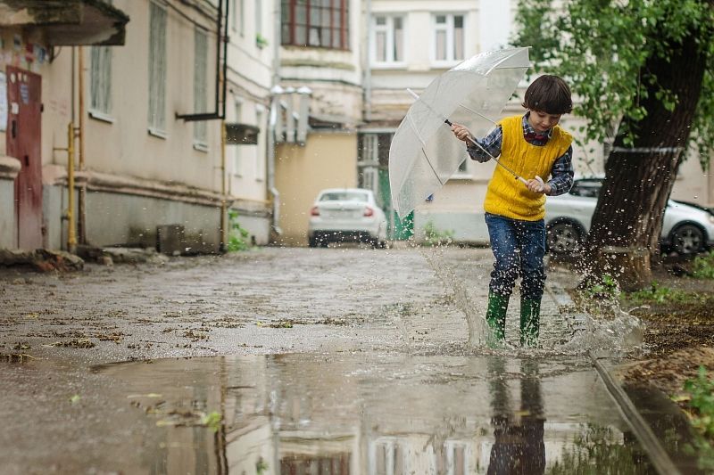 В Краснодарском крае ожидается сильный дождь с грозой и градом