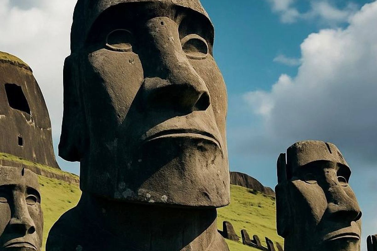 Каменные исполины острова Пасхи исчезают в океане