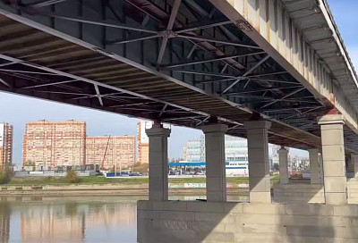 Обновленную половину Тургеневского моста в Краснодаре готовят к открытию: движение по ней запустят в ближайшие дни