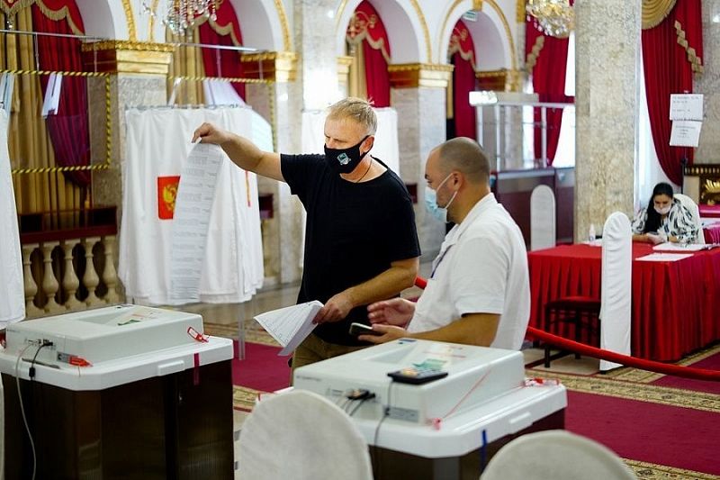 В основной день выборов на 18:00 явка в Краснодарском крае составила 59,8%