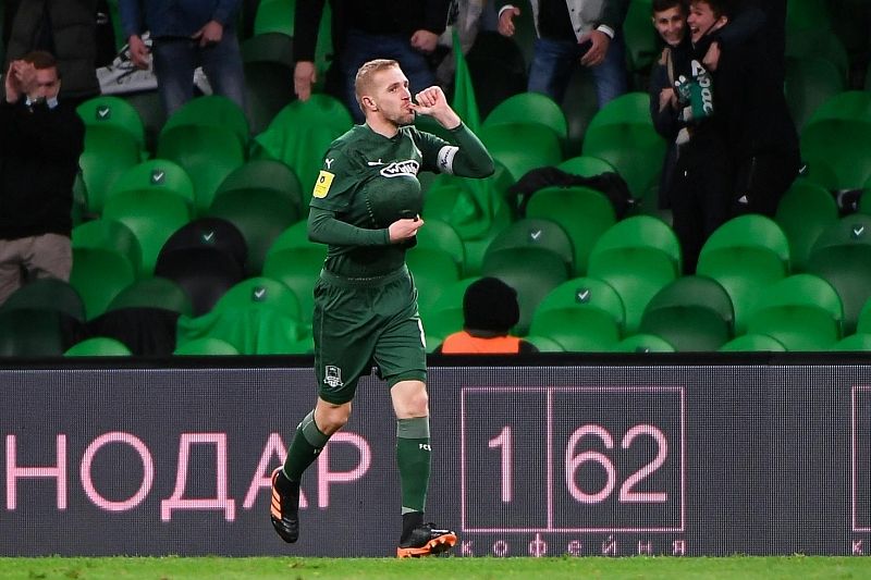 Болельщики назвали Юрия Газинского лучшим игроком «Краснодара» в марте