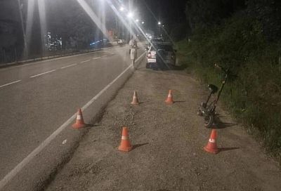 В Анапе подросток получил травмы в результате падения с самоката