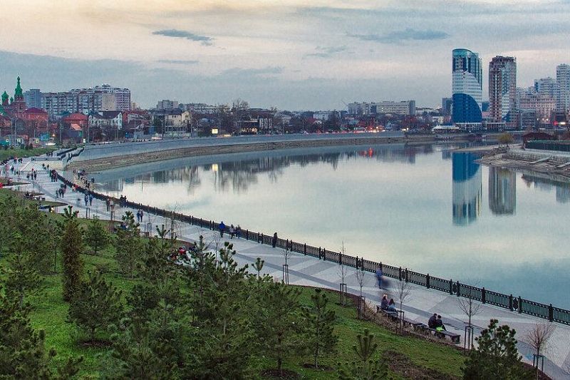 Реконструкция новой набережной реки Кубань может продлиться до четырех лет