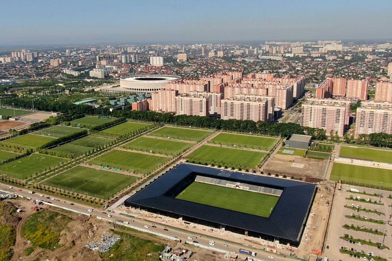 Появились фото нового стадиона, который строит Сергей Галицкий в Краснодаре