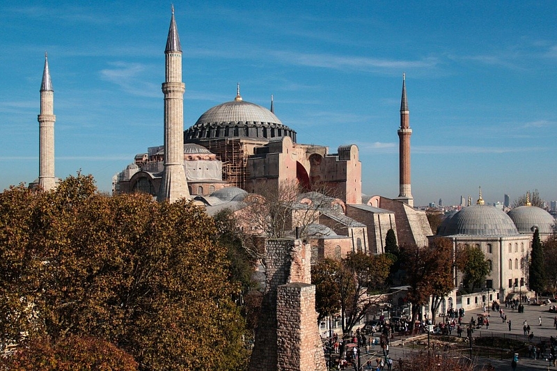 Эрдоган посетил открытие Святой Софии в качестве мечети в Стамбуле