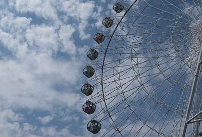 В парках Краснодара приостановили работу аттракционов из-за мороза