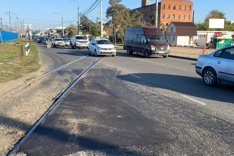 За две недели текущий ремонт провели на 10 участках дорог Краснодара