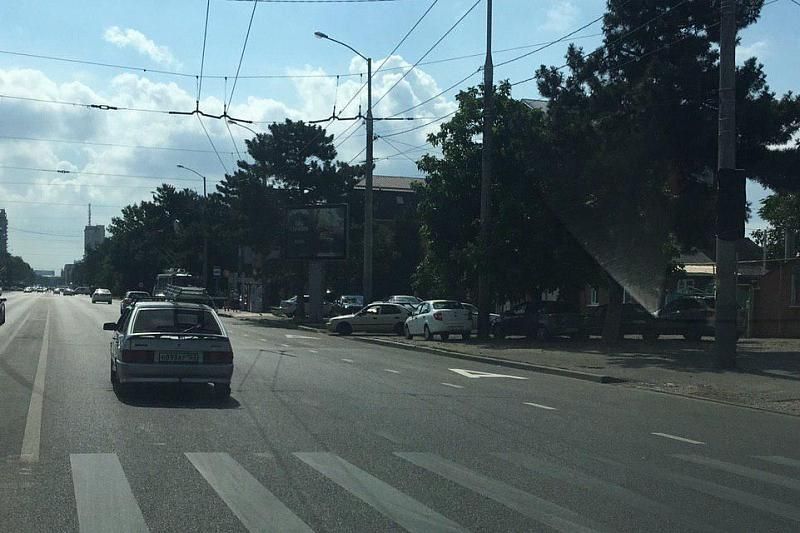 Эффективность выделенной полосы на ул. Северной в Краснодаре оценят через несколько месяцев