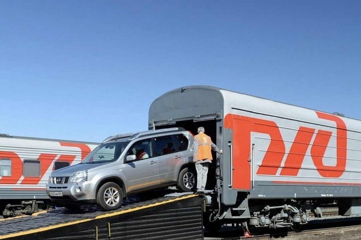 Вагоны-автомобилевозы включат в состав пассажирских поездов до Новороссийска