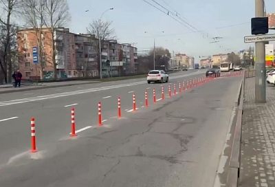 На транспортном узле улиц Колхозной, Офицерской и Ростовского шоссе в Краснодаре изменилась схема движения