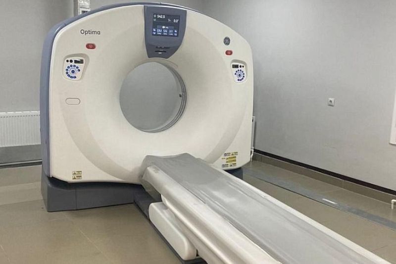Новый компьютерный томограф установили в Гулькевичской районной больнице