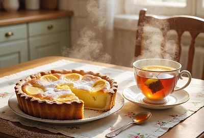 Никаких весов! Лимонный пирог «12 ложек»: идеальный десерт для любого дня — нежный, вкусный и ароматный