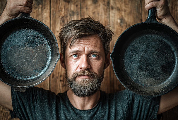 Советский трюк против пригорания: старая сковородка будет жарить