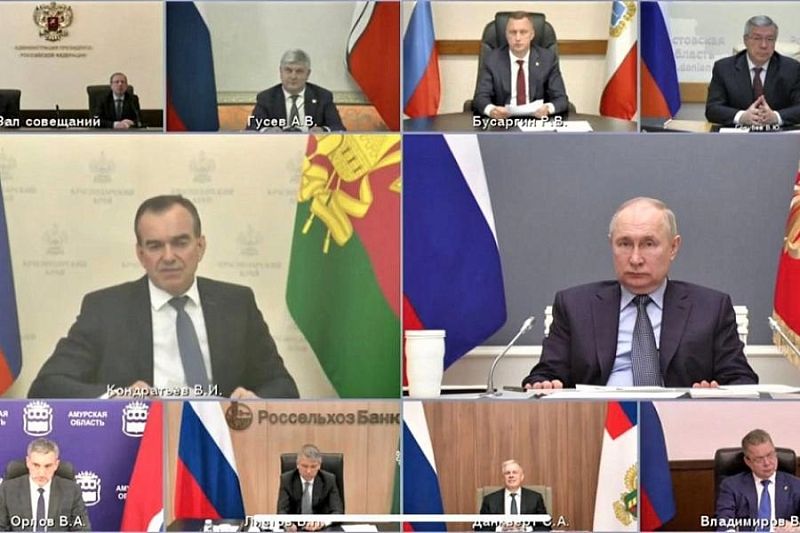 Президент России Владимир Путин: «Краснодарский край – лидер и локомотив в сельском хозяйстве»