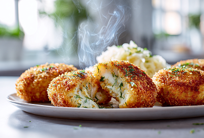 Делаю рыбные котлеты с масляной начинкой – хрустят как чипсы