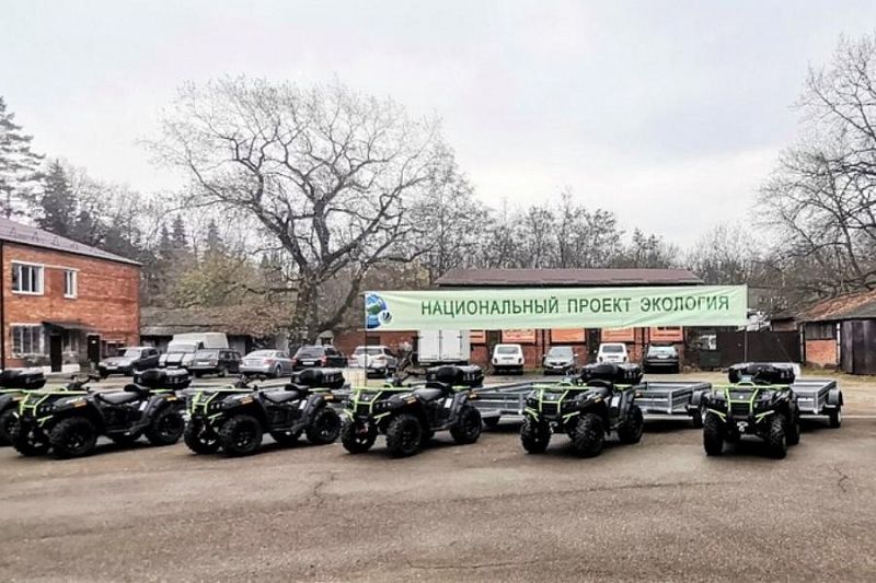 Лесопожарные станции Краснодарского края получили патрульную технику в рамках национального проекта «Экология»