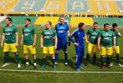 Команда «Легенды Кубани» уступила в товарищеском матче спортивному клубу «Забей» 