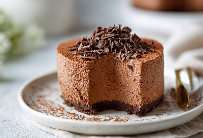 Шоколадный чизкейк в микроволновке за 3 минуты: нежный, кремовый и без духовки