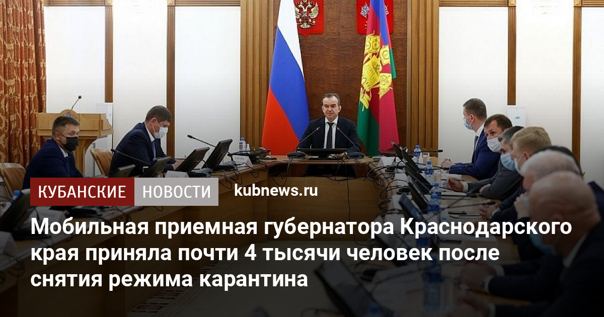 План губернатора краснодарского края