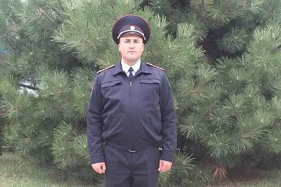 Капитан полиции Денис Сивоконенко  (ОГИБДД ОМВД России по Динскому району)