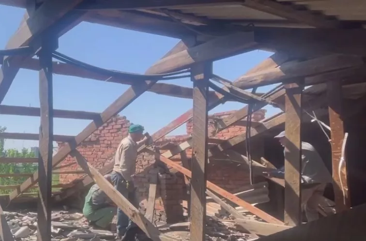 Краснодарский край помогает восстанавливать дома жителей Херсонской области