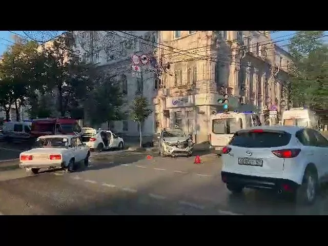 ДТП с участием Яндекс. Такси в Краснодаре. 11 сентября 2019 года