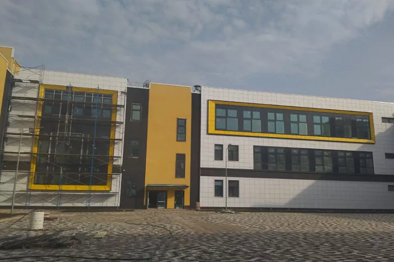 Школу на 1550 мест достроят весной в пригороде Краснодара