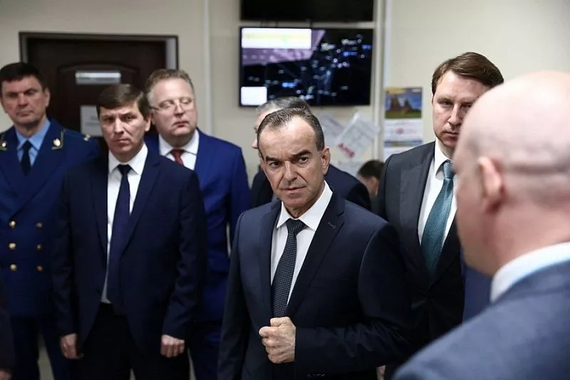 Губернатор Краснодарского края Вениамин Кондратьев осмотрел центр управления безопасности международного аэропорта Сочи