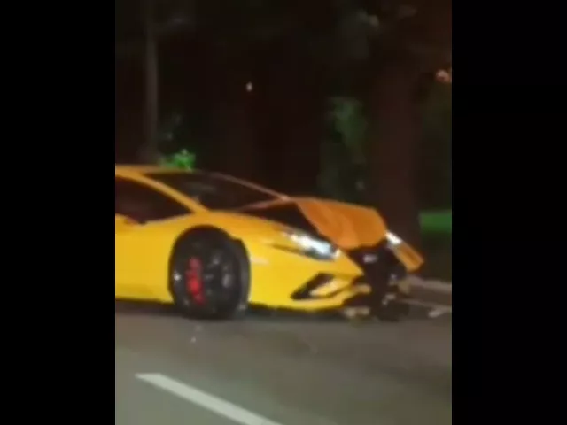 Lamborghini Aventador ДТП в Сочи
