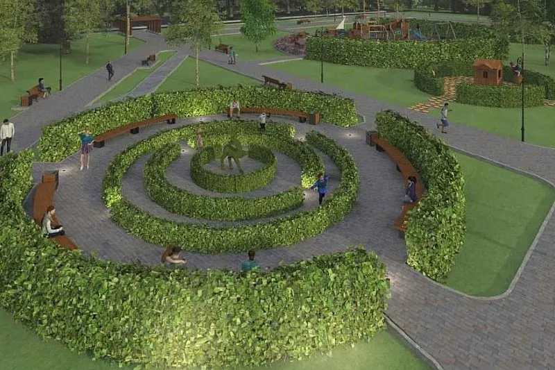 Парк в поселке Совхозный Славянского района реконструируют в 2023 году
