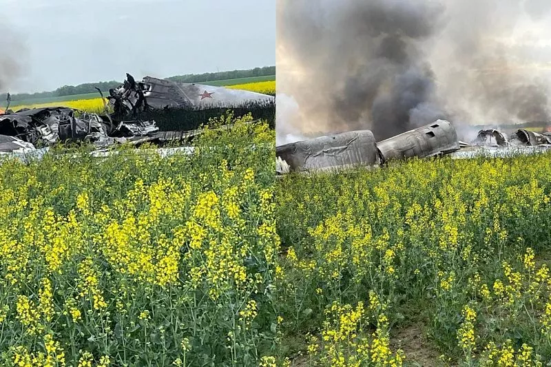 Погиб один член экипажа рухнувшего на Ставрополье самолета 